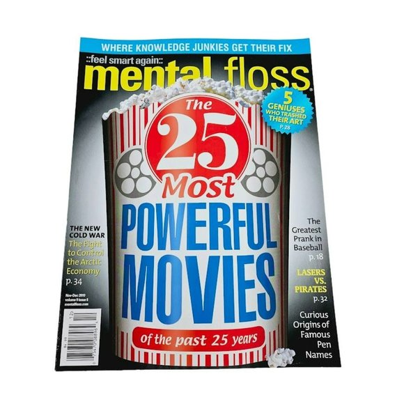 Mental Floss Magazine November December 2010 25 Most Powerful Movies Knowledge - Picture 5 of 5